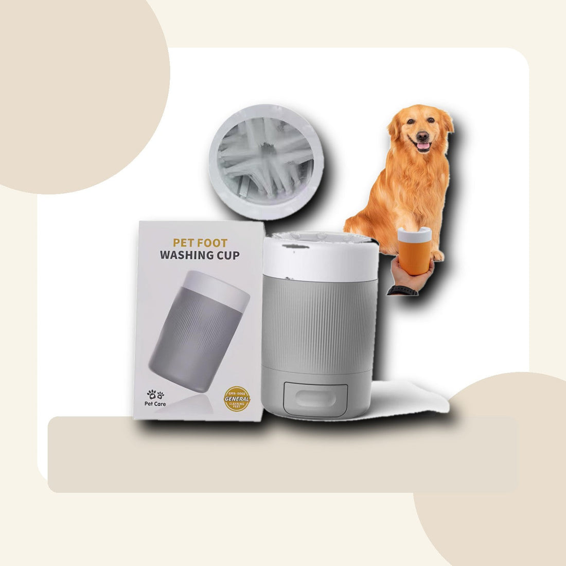 Semi-Automatic Paw Washing Cup