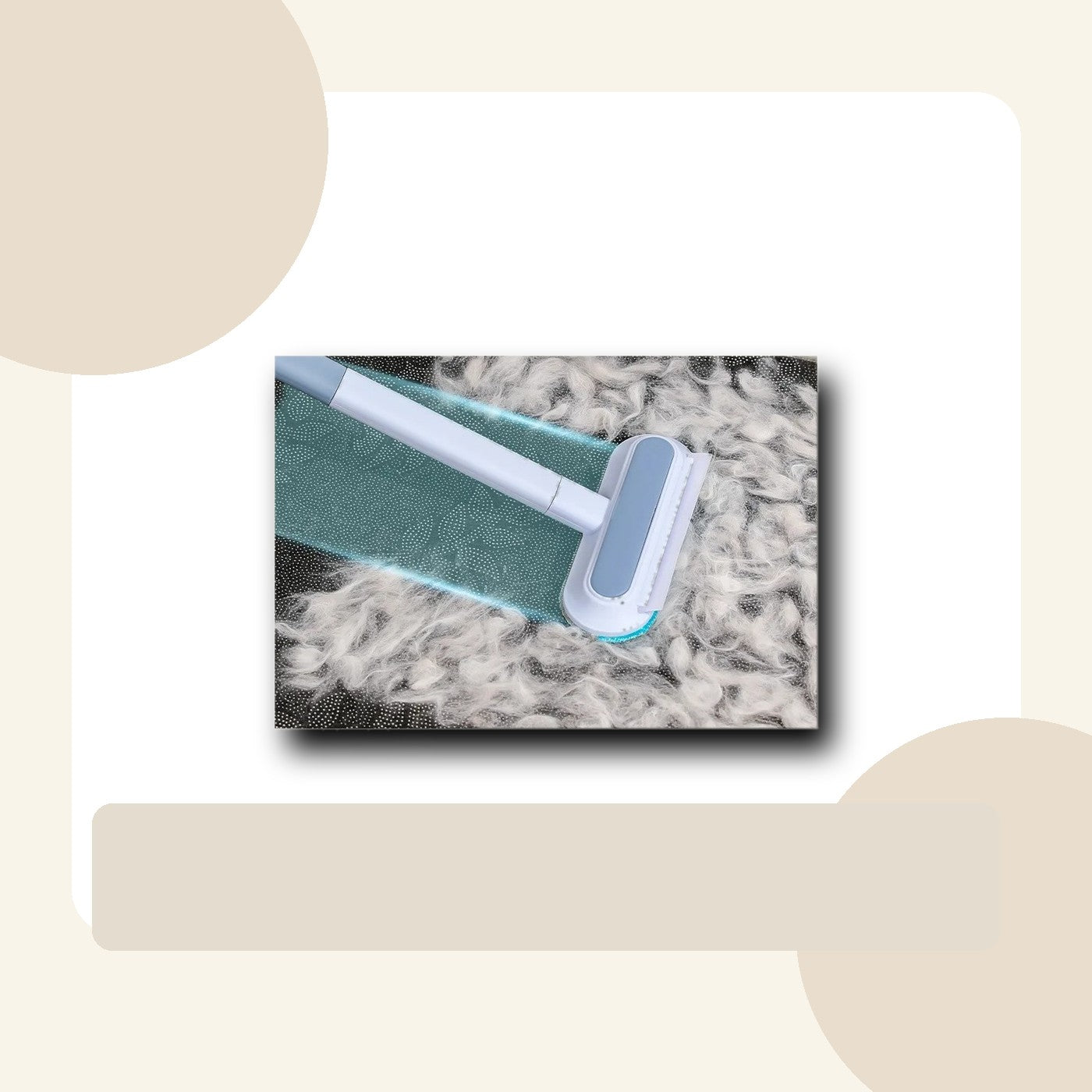 Pet hair scraper