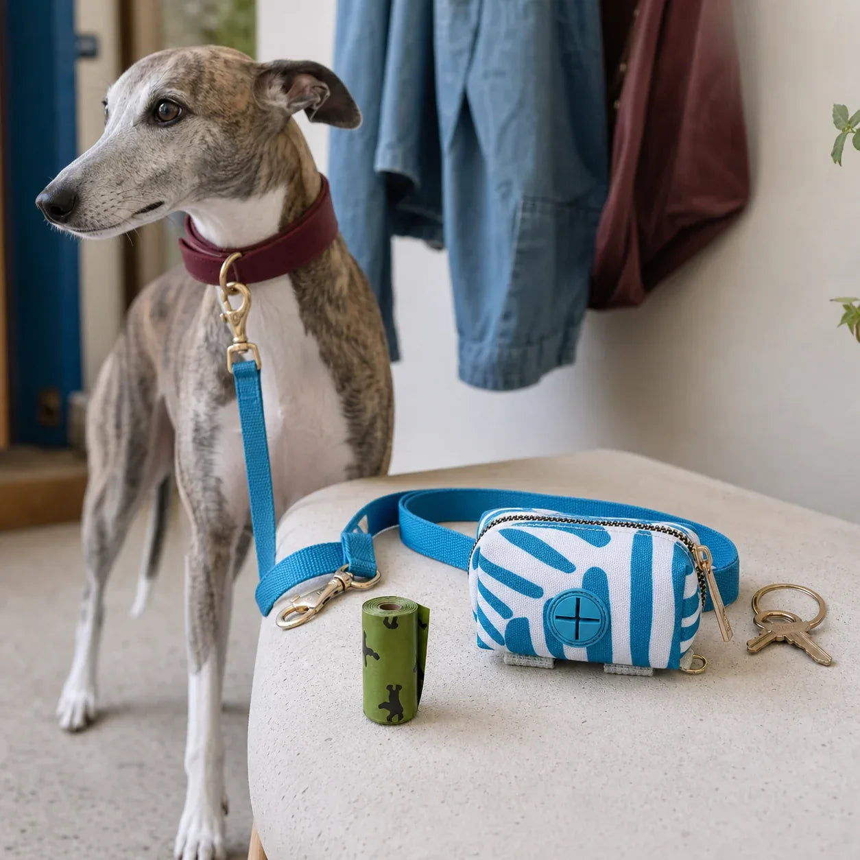 Leash-Mount Bag Dispenser