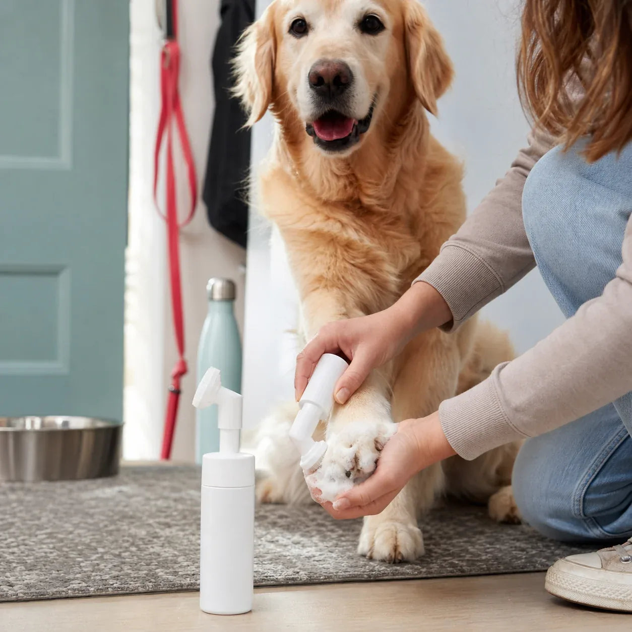 Foaming Paw Cleaner Brush