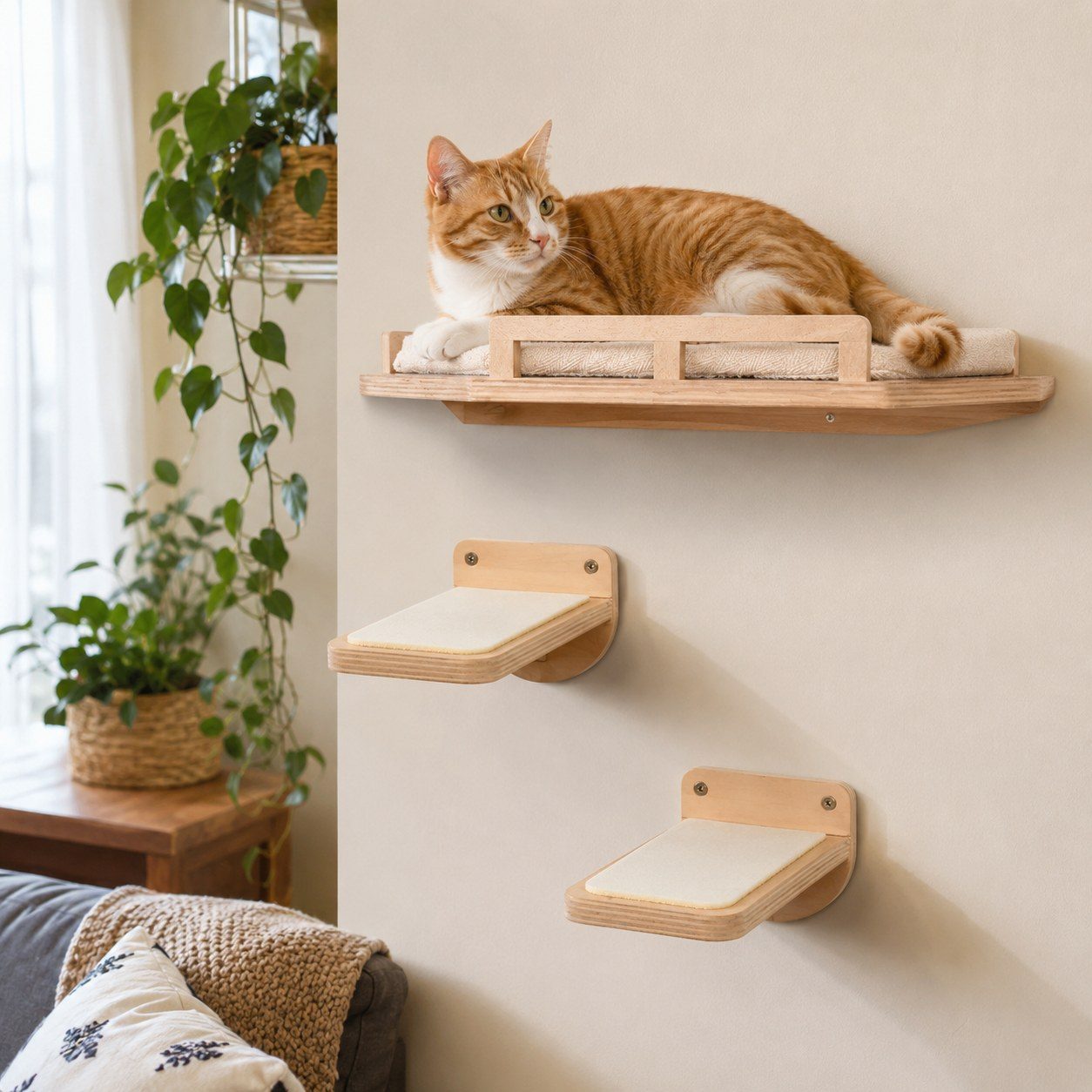 Wall-Mounted Cat Climber view 1
